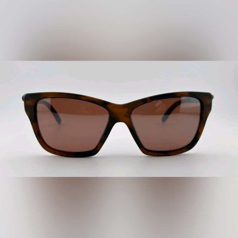 OAKLEY 'HOLD ON' MATTE TORTOISE BROWN IRIDIUM POLARIZED SUNGLASSES 009298-07